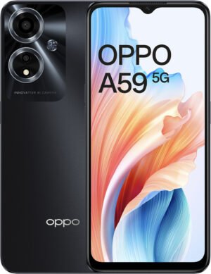 OPPO A59 5G (Starry Black, 6GB RAM, 128GB Storage)