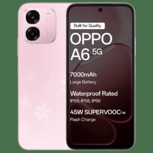 OPPO A6 5G (Sakura Pink, 6GB RAM, 128GB Storage)