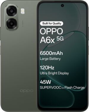 OPPO A6x 5G (Olive Green, 6GB RAM, 128GB Storage)