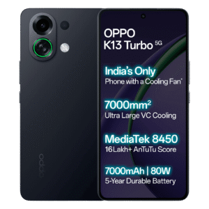 OPPO K13 Turbo 5G (8GB RAM, 128GB Storage, Midnight Maverick)