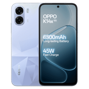 OPPO K14x 5G (Icy Blue, 6GB RAM, 128GB Storage)