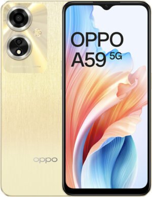 OPPO A59 5G (Silk Gold, 6GB RAM, 128GB Storage)