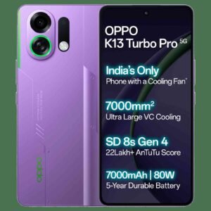 OPPO K13 Turbo Pro 5G (12GB RAM, 256GB Storage, Purple Phantom)