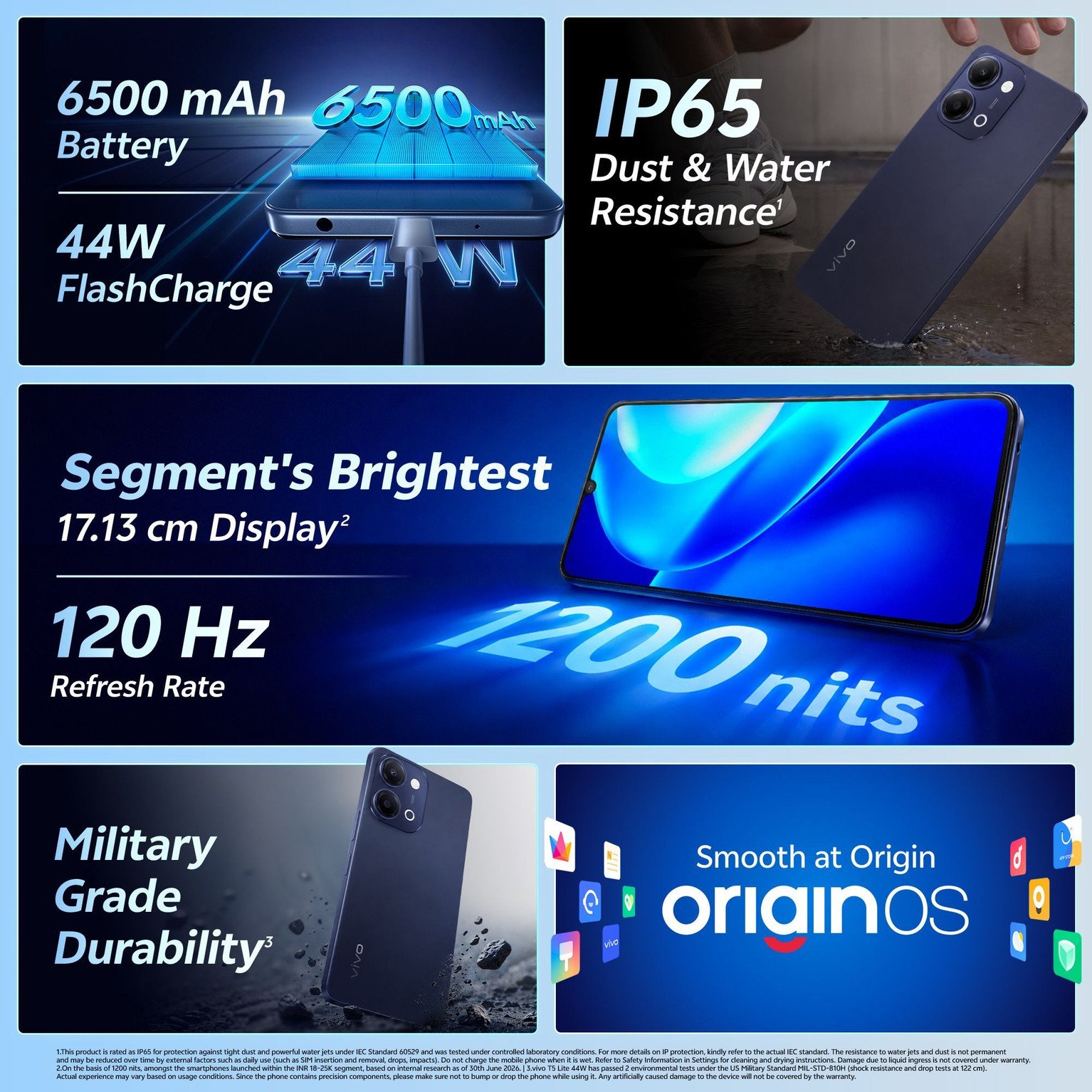 vivo T5 Lite 44W 5G Smartphone (Twilight Shadow, 4GB RAM, 128GB Storage) - Image 5
