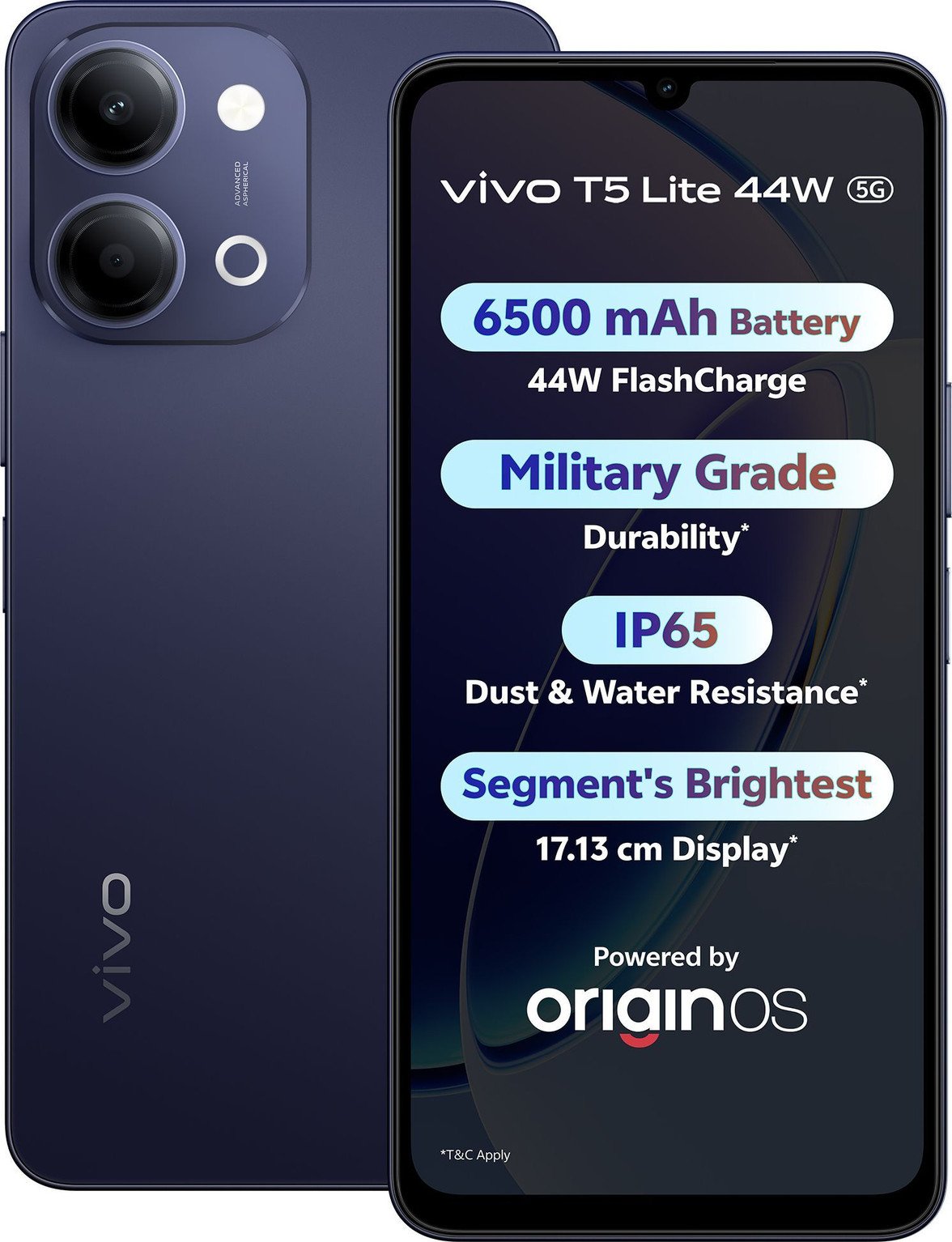 vivo T5 Lite 44W 5G Twilight Shadow 6GB RAM 128GB Storage